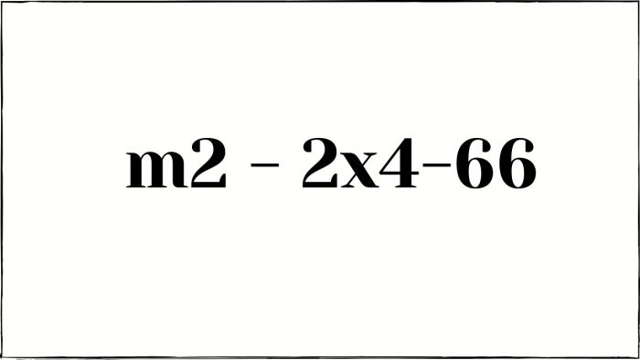 2x4- 66x2
