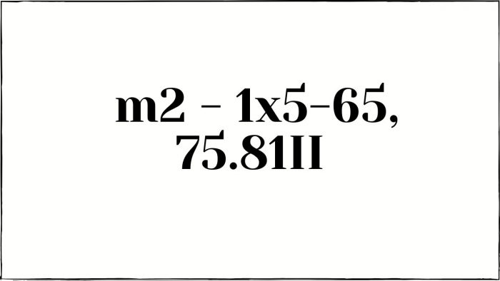 1x5-65, 75.81II