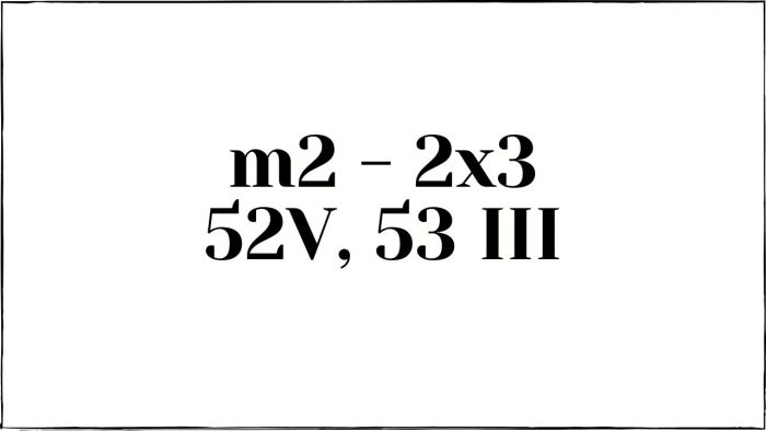2x 3- 52V, 53 III