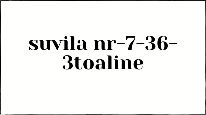 suvila nr-7-36-3toaline