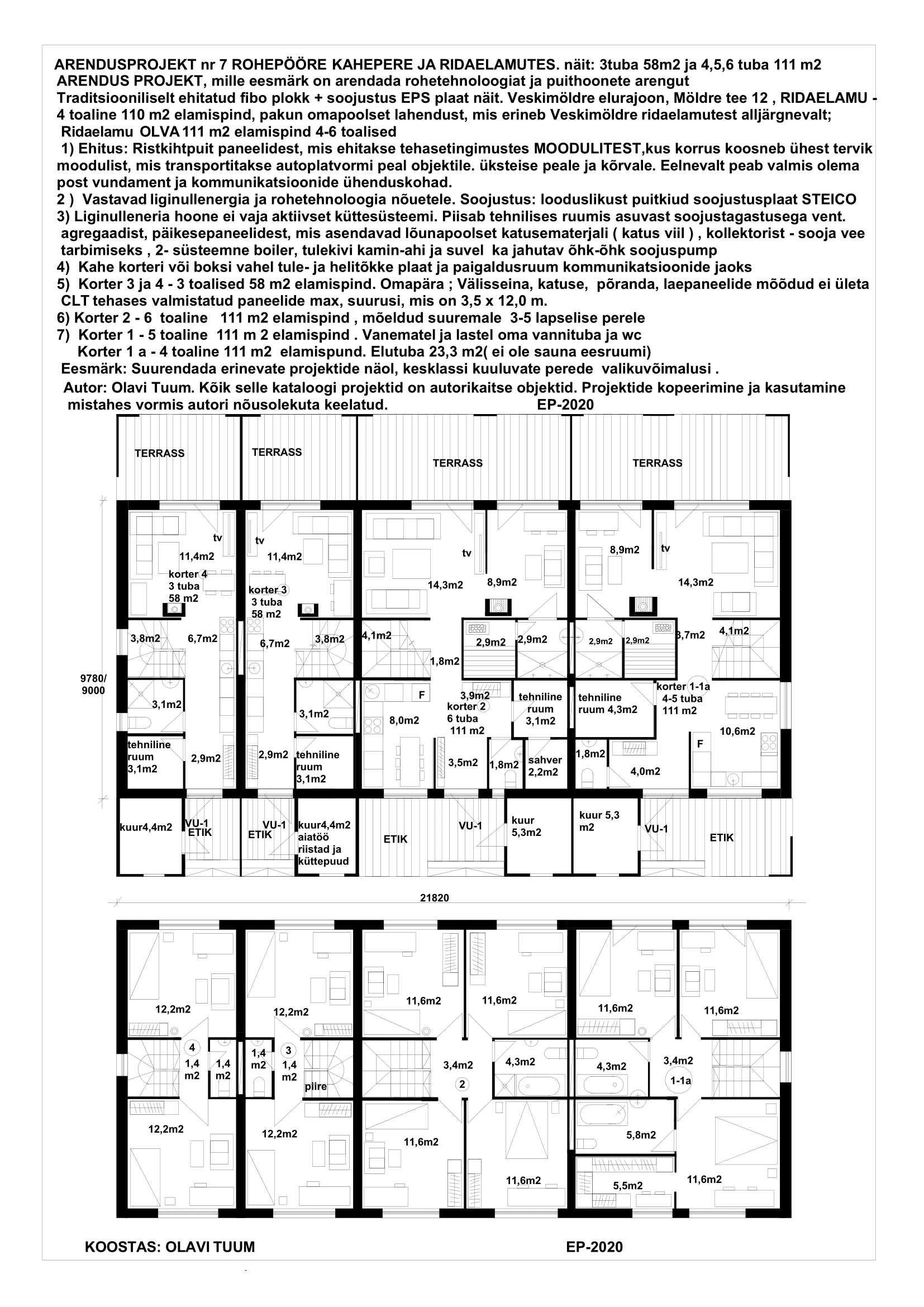 Rohepööre- pidaelamu CLT nr-1-1